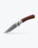 Benchmade 15080-2 Crooked River | Gray Aluminum & Wood | Clip-point