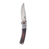 Benchmade 15080-2 Crooked River | Gray Aluminum & Wood | Clip-point