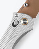 Benchmade 710FE-24 Seven | Ten™ | Gray Aluminum | Recurve