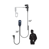 CodeRed  Sherlock "M" Lapel Microphone  for Motorola 2 PIN