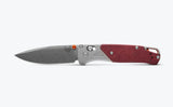 Benchmade Bugout® | Grey/Redstone Aluminum & Richlite