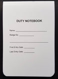 DUTY NOTEBOOKS  EVIDENCE NOTE BOOK