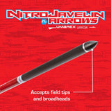 UMAREX NITROJAVELIN ARROWS (75G TIP) - 6 PK