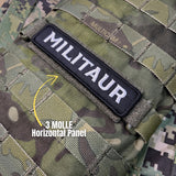 MILITAUR Hook & Loop Panel Set Blk