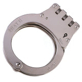 HIATT Standard Steel Hinge Handcuffs with Nickel or Black Finish