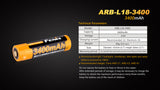 FENIX ARB-L18-3400 18650 Battery