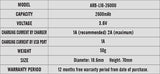 FENIX ARB-L18-2600U 18650 Rechargeable Battery