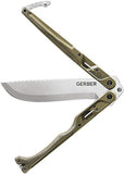 GERBER DOUBLEDOWN  Silver Blade with Green Handle