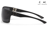 Gatorz Milspec Marauder, Matte Black, Ballistic ANSI Z87+, Smoke