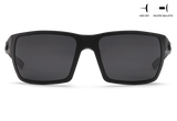 Gatorz Milspec Marauder, Matte Black, Ballistic ANSI Z87+, Smoke