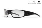 Gatorz Milspec Magnum, Matte Black, Ballistic ANSI Z87+,  Photochromic Anti-Fog (Inferno)