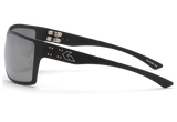 Gatorz Marauder, Matte Black, Silver Mirror Polarized (Chrome)