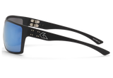 Gatorz Marauder, Matte Black, Polarized Blue Mirror