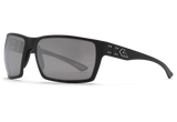 Gatorz Marauder, Matte Black, Silver Mirror Polarized (Chrome)