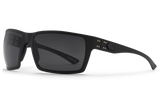 Gatorz Marauder, Matte Black, Smoke Polarized