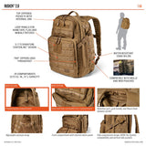 5.11 RUSH 24 2.0 BACKPACK 37L